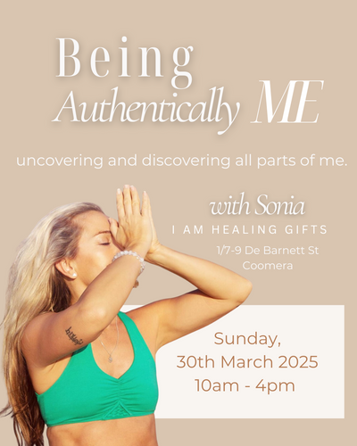 “Being Authentically YOU”uncovering and discovering all parts of YOU. ~ with Sonia